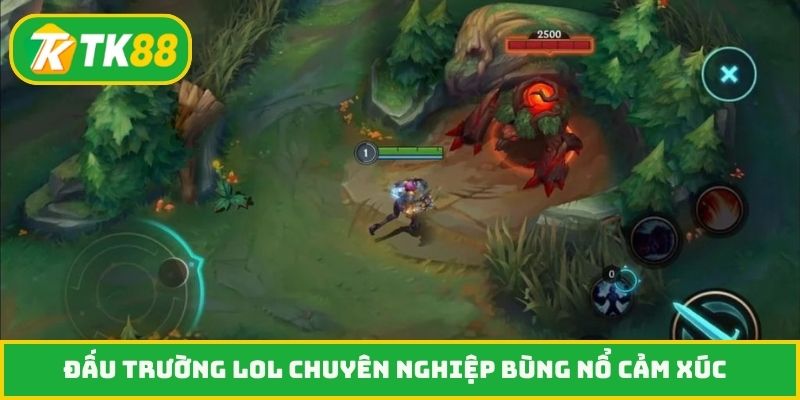 Đấu trường LoL chuyên nghiệp bùng nổ cảm xúc