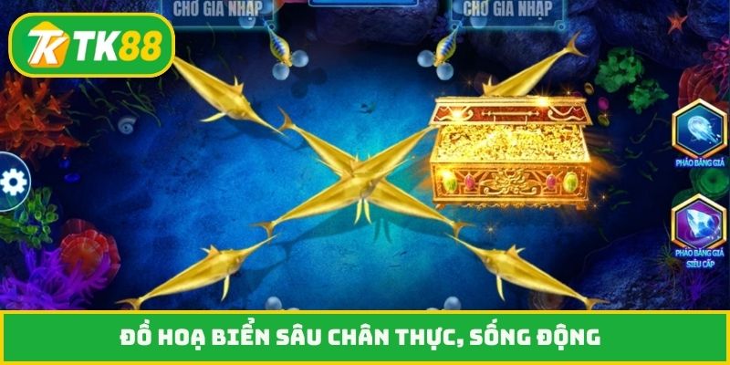Đồ hoạ biển sâu chân thực, sống động