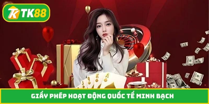 Giấy phép hoạt động quốc tế minh bạch