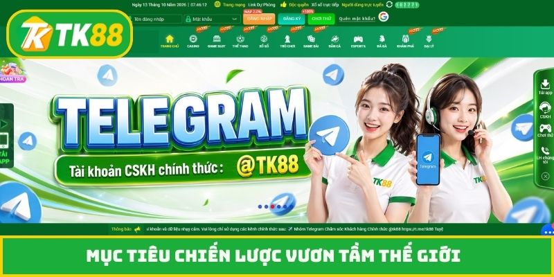 Mục tiêu chiến lược vươn tầm thế giới